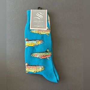 Socksmith Colorful Fish Pattern Socks